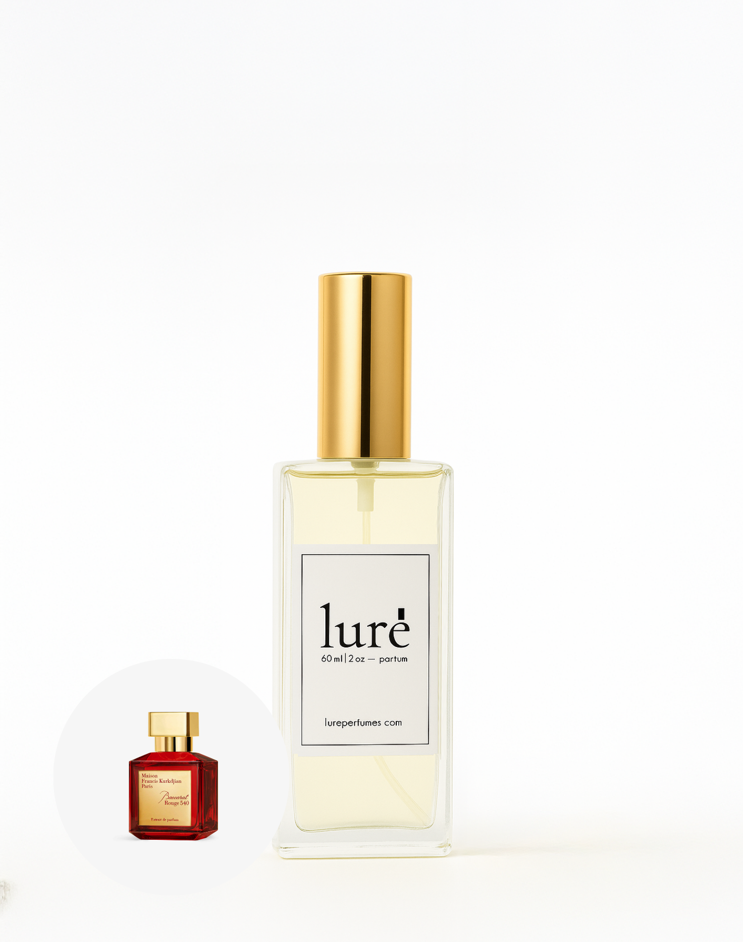 Inspirado en Baccarat Rouge 540