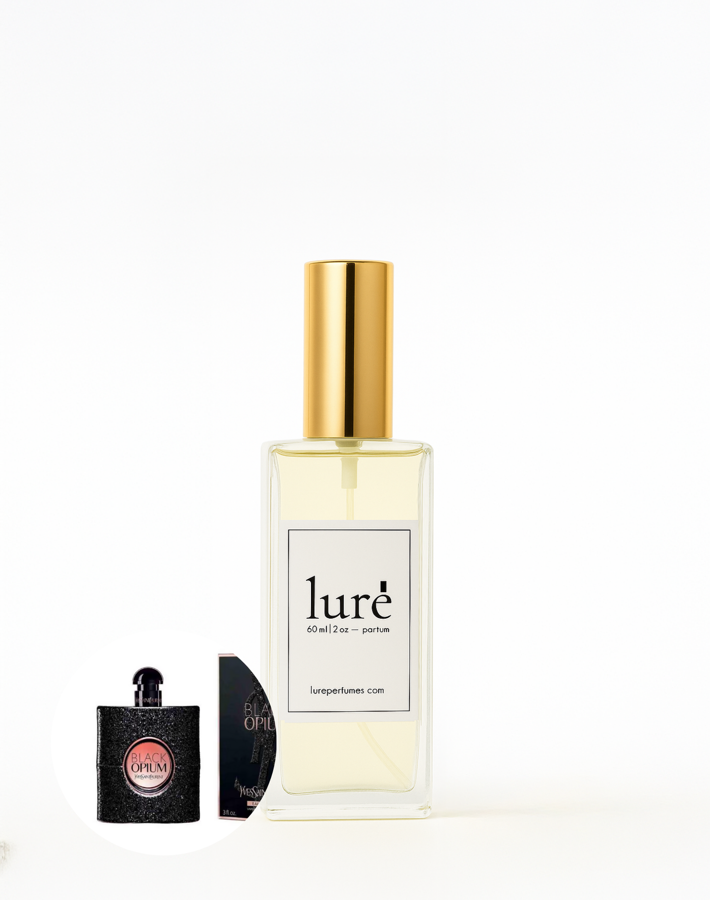Inspirado en Black Opium YSL